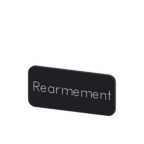 3SU1900-0AC16-0GV0 - 3SU1900-0AC16-0GV0 SIEMENS Labeling plate for snapping on or gluing to label holder, label size 12.5x27mm, b..