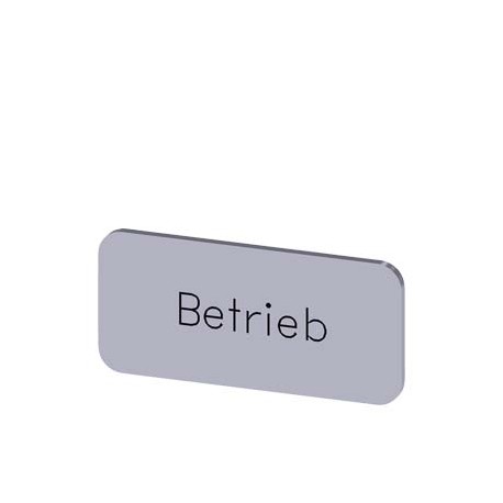 3SU1900-0AC81-0AP0 - 3SU1900-0AC81-0AP0 SIEMENS Labeling plate for snapping on or gluing, on label holder, label size 12.5x27 mm,..