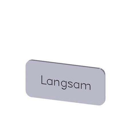 3SU1900-0AC81-0AN0 - 3SU1900-0AC81-0AN0 SIEMENS Labeling plate for snapping on or gluing, on label holder, label size 12.5x27 mm,..