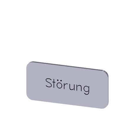 3SU1900-0AC81-0AQ0 - 3SU1900-0AC81-0AQ0 SIEMENS Labeling plate for snapping on or gluing, on label holder, label size 12.5x27 mm,..