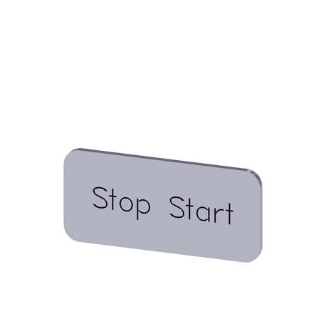 3SU1900-0AC81-0DC0 - 3SU1900-0AC81-0DC0 SIEMENS Labeling plate for snapping on or adhering to label holder, label size 12.5x27 mm..