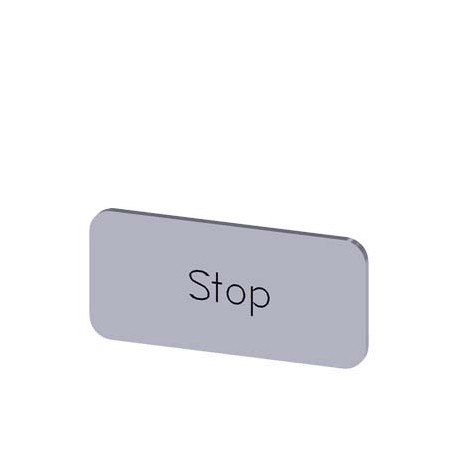 3SU1900-0AC81-0DS0 - 3SU1900-0AC81-0DS0 SIEMENS Labeling plate for snapping on or gluing, on label holder, label size 12.5x27 mm,..