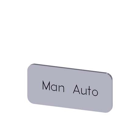 3SU1900-0AC81-0EA0 - 3SU1900-0AC81-0EA0 SIEMENS Labeling plate for snapping on or gluing, on label holder, label size 12.5x27 mm,..