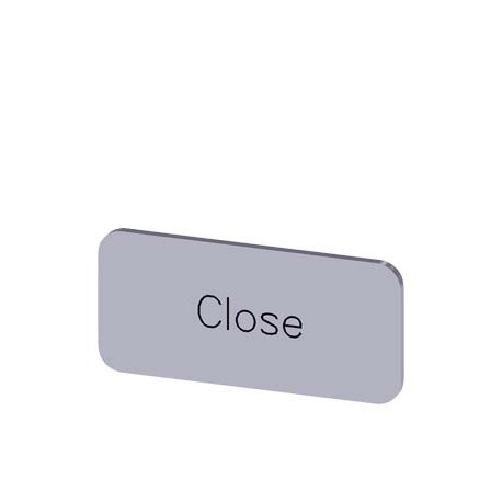 3SU1900-0AC81-0DX0 - 3SU1900-0AC81-0DX0 SIEMENS Labeling plate for snapping on or gluing to label holder, label size 12.5x27mm, s..