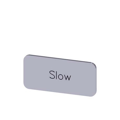 3SU1900-0AC81-0EF0 - 3SU1900-0AC81-0EF0 SIEMENS Labeling plate for snapping on or gluing to label holder, label size 12.5x27mm, s..