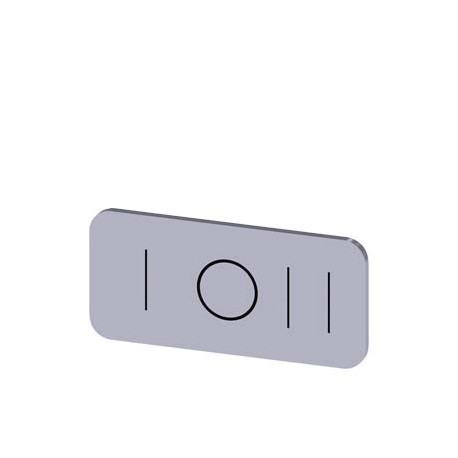 3SU1900-0AC81-0QK0 - 3SU1900-0AC81-0QK0 SIEMENS Labeling plate for snapping on or gluing to label holder, label size 12.5x27mm, s..