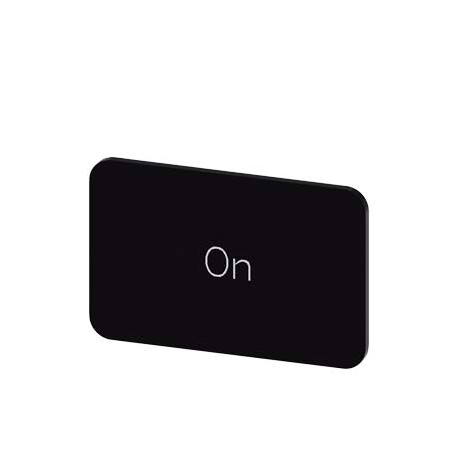 3SU1900-0AD16-0DJ0 - 3SU1900-0AD16-0DJ0 SIEMENS Labeling plate for snapping on or gluing on label holder, Label size 17.5 x 27 mm..