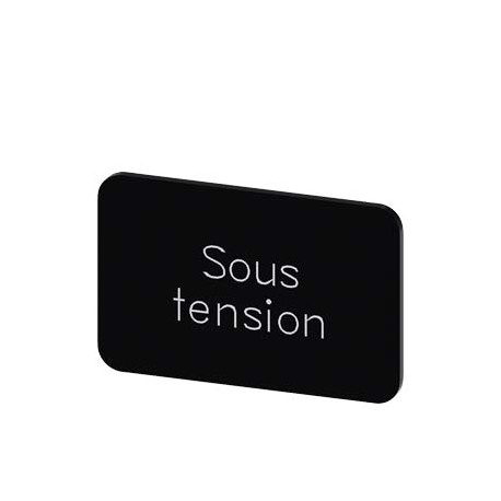 3SU1900-0AD16-0GS0 - 3SU1900-0AD16-0GS0 SIEMENS Labeling plate for snapping on or gluing on label holder, Label size 17.5 x 27 mm..