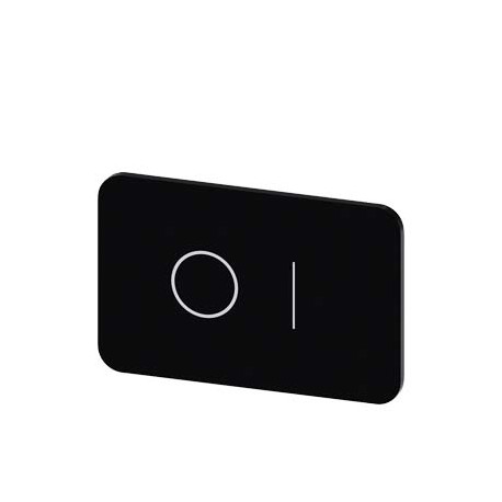 3SU1900-0AD16-0QG0 - 3SU1900-0AD16-0QG0 SIEMENS Labeling plate for snapping on or gluing on label holder, Label size 17.5 x 27 mm..