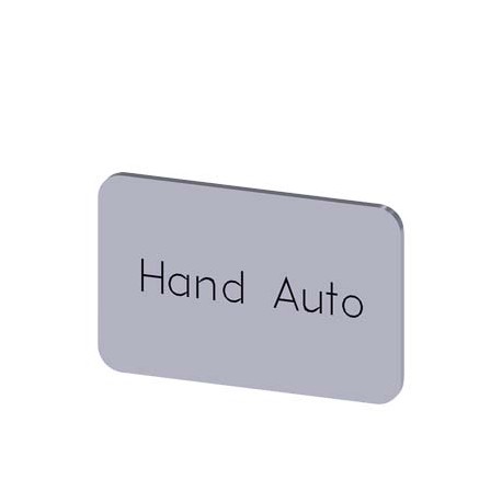 3SU1900-0AD81-0DB0 - 3SU1900-0AD81-0DB0 SIEMENS Labeling plate for snapping on or gluing, on label holder, label size 17.5 x 27 m..