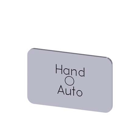 3SU1900-0AD81-0DD0 - 3SU1900-0AD81-0DD0 SIEMENS Labeling plate for snapping on or gluing, on label holder, label size 17.5 x 27 m..