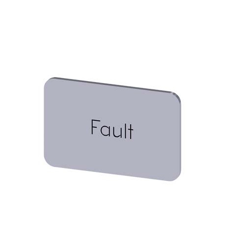 3SU1900-0AD81-0EC0 - 3SU1900-0AD81-0EC0 SIEMENS Labeling plate for snapping on or gluing on label holder, Label size 17.5 x 27 mm..