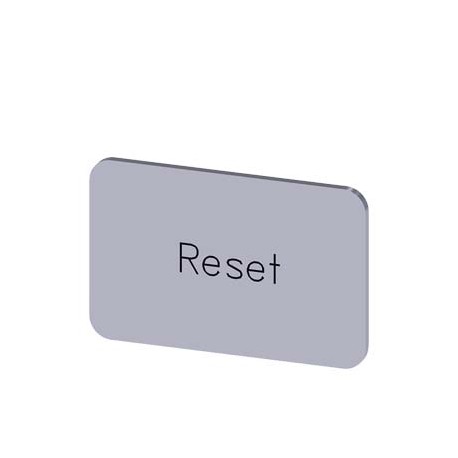 3SU1900-0AD81-0DU0 - 3SU1900-0AD81-0DU0 SIEMENS Labeling plate for snapping on or gluing on label holder, Label size 17.5 x 27 mm..