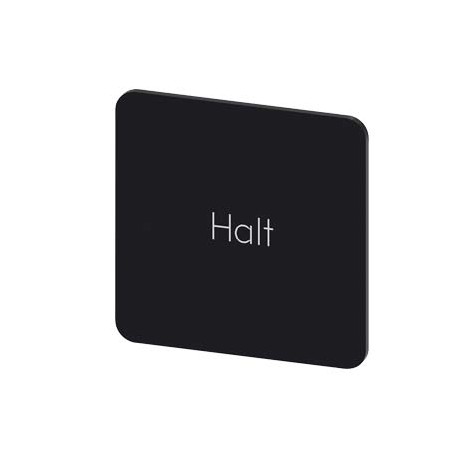 3SU1900-0AE16-0AK0 - 3SU1900-0AE16-0AK0 SIEMENS Labeling plate for snapping on or gluing, on label holder, label size 27x27 mm, b..