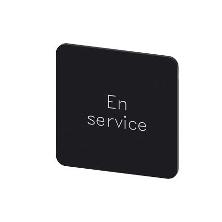 3SU1900-0AE16-0GM0 - 3SU1900-0AE16-0GM0 SIEMENS labeling plate for snapping on or gluing on label holder, label size 27 x 27 mm, ..