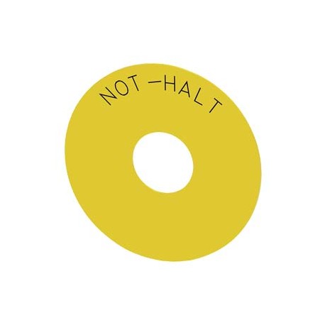 3SU1900-0BC31-0AT0 - 3SU1900-0BC31-0AT0 SIEMENS Backing plate round, for EMERGENCY STOP mushroom pushbutton, yellow, self-adhesiv..