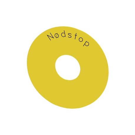3SU1900-0BC31-0LA0 - 3SU1900-0BC31-0LA0 SIEMENS Backing plate round, for EMERGENCY STOP mushroom pushbutton, yellow, self-adhesiv..