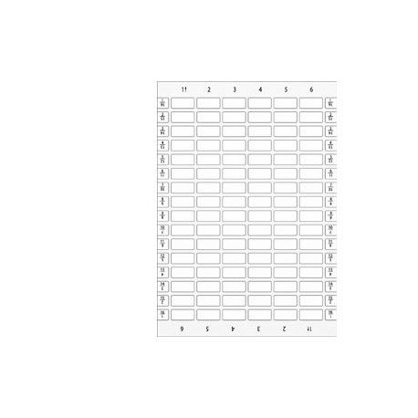 3SU1900-0BJ61-0AA0 - 3SU1900-0BJ61-0AA0 SIEMENS Labeling plates for printing and gluing on label holder, label size 12.5x27mm, wh..