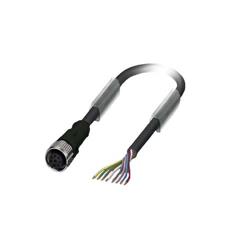 3SX5601-2GA03 - 3SX5601-2GA03 SIEMENS Connection cable 8-pole Free cable end, 3 m long, straight socket M12, for 2 A and 30 ..