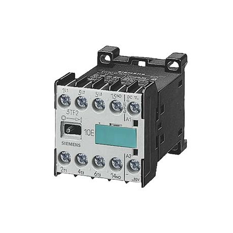 3TF2010-0AD0 - 3TF2010-0AD0 SIEMENS CONTACTOR, SIZE 00, 3-POLE AC-3, 4KW/400V, SCREW TERMINALS AUXILIARY CONTACT 10E (1NO)..