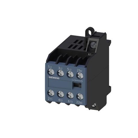 3TG1001-0AG2 - 3TG1001-0AG2 SIEMENS Power relay, AC-3 8.4 A, 4 kW / 400 V 3 NO+1 NC, 110 V AC, 45...450 Hz 3 pole, screw te..