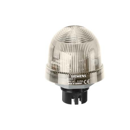 8WD5320-0CE - 8WD5320-0CE SIEMENS Integrated signal lamp, single flash light, w. built-in electronic flash, clear, 24 V DC..