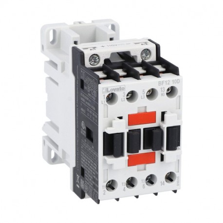 BF1210D060 - BF1210D060 LOVATO THREE-POLE CONTACTOR, IEC OPERATING CURRENT IE (AC3) 12A, DC COIL, 60VDC, 1NO AUXILIARY CO..