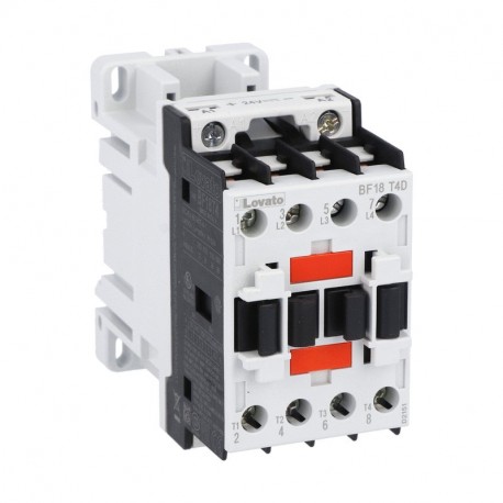 BF18T4D012 - BF18T4D012 LOVATO FOUR-POLE CONTACTOR, IEC OPERATING CURRENT ITH (AC1) 32A, DC COIL, 12VDC