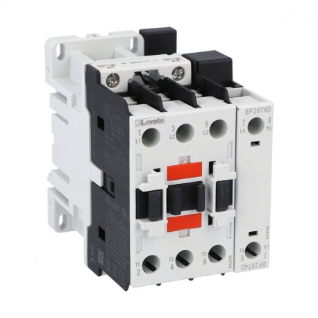 BF26T4D048 - BF26T4D048 LOVATO FOUR-POLE CONTACTOR, IEC OPERATING CURRENT ITH (AC1) 45A, DC COIL, 48VDC