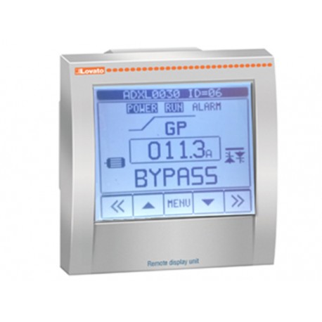 EXCRDU1 - EXCRDU1 LOVATO REMOTE DISPLAY UNIT, GRAPHIC LCD, TOUCH SCREEN, 128X112 PIXELS, IP65 PROTECTION, COMPLETE WIT..