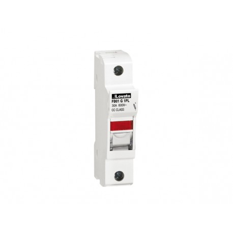 FB01G1PL - FB01G1PL LOVATO FUSE HOLDER UL CERTIFIED FOR CLASS CC FUSES FOR NORTH AMERICAN MARKET, FOR 10X38MM FUSES. 30..