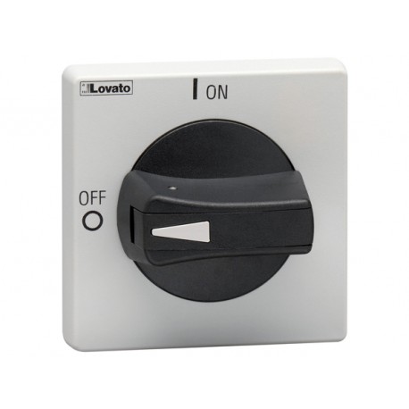 GAX631B - GAX631B LOVATO DOOR COUPLING HANDLE, PADLOCKABLE. BLACK, ROTATING, FOR GA…A, GA063 SA, GA016 C-GA040 C AND G..