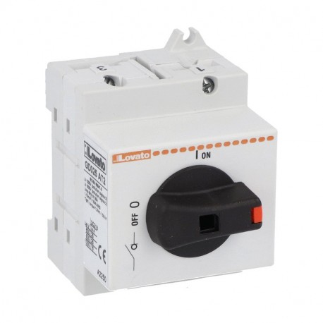 GD025AT2 - GD025AT2 LOVATO SWITCH DISCONNECTOR, FOR PHOTOVOLTAIC APPLICATIONS, DIRECT OPERATING VERSION, COMPLETE WITH ..