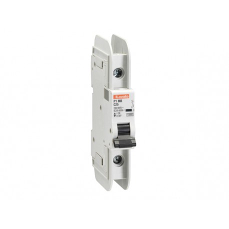P1MBUH1PC16 - P1MBUH1PC16 LOVATO MINIATURE CIRCUIT BREAKER, 1P 10KA. 1 MODULE, CHARACTERISTIC C, 16A