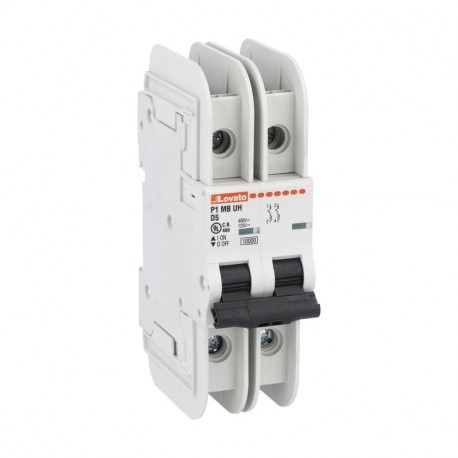 P1MBUH2PD05 - P1MBUH2PD05 LOVATO MINIATURE CIRCUIT BREAKER, 1P 10KA. 2 MODULES, CHARACTERISTIC D, 5A