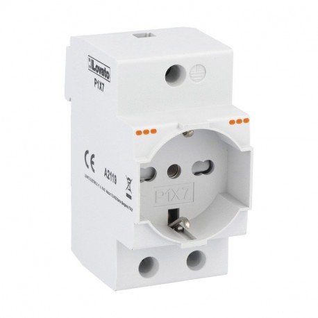 P1X7 - P1X7 LOVATO MODULAR SOCKET FOR ITALY AND GERMANY (SCHUKO) 16A