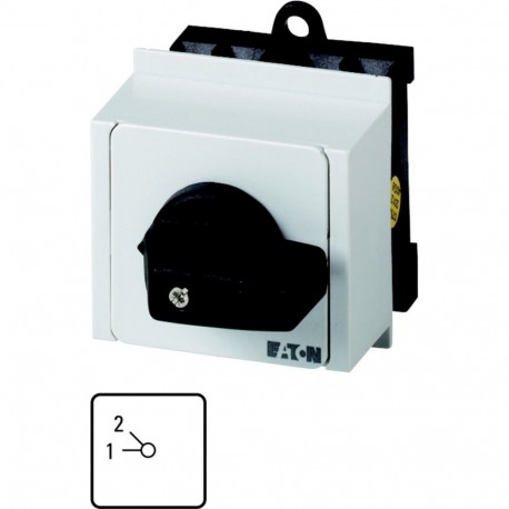 T0-3-15016/IVS - T0-3-15016/IVS 012582 Y7-12582 EATON ELECTRIC Step switches, Contacts: 6, 20 A, front plate: 1-2, 45 °, Unin..