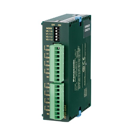 AFP0RDA4-T - AFP0RDA4-T AFP0RDA4 PANASONIC FP0R/Sigma analog unit 4x14-bit outputs (-10V..+10V, -5V..+5V, 0..10V, 0..5V, ..