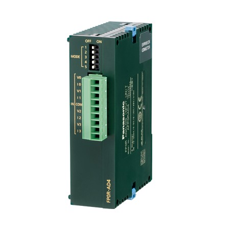 AFP0RAD4-T - AFP0RAD4-T AFP0RAD4 PANASONIC FP0R/Sigma analog unit 4x14-bit inputs (-10V..+10V, -5V..+5V, 0..10V, 0..5V, 0..