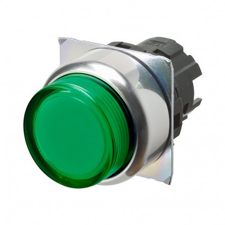 A22NZ-RPM-TGA - A22NZ-RPM-TGA 664051 A2270170M OMRON Press.22mm, Metal, shiny, PROTECTED, MOMENTANEO, Transp.GREEN, LIGHTING