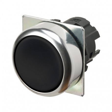 A22NZ-RNM-NBA - A22NZ-RNM-NBA 662144 A2270150F OMRON Press.22mm, shiny Metal, FLUSH, MOMENTANEO, Opaque BLACK