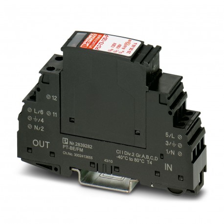 PLT-T3-120-FM - PLT-T3-120-FM 2906489 PHOENIX CONTACT Type 3 surge protection device