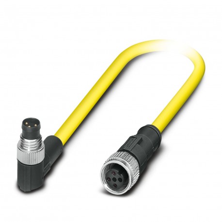 SAC-3P-M8MR/ 0,5-542/M12FS BK - SAC-3P-M8MR/ 0,5-542/M12FS BK 1406287 PHOENIX CONTACT Sensor/actuator cable