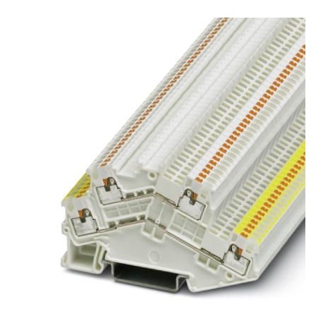 PTTBS 1,5/S WH/U-YE/O-WH - PTTBS 1,5/S WH/U-YE/O-WH 3214661 PHOENIX CONTACT Double-level terminal block