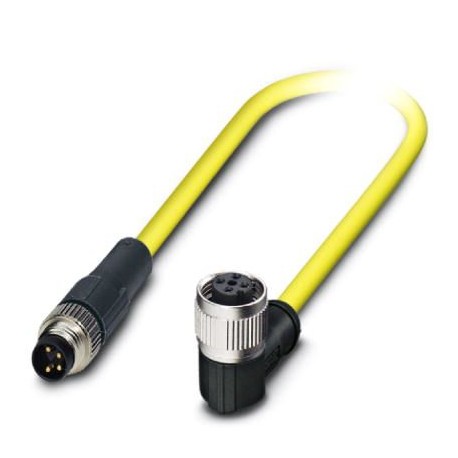 SAC-4P-M8MS/ 0,5-542/M12FR BK - SAC-4P-M8MS/ 0,5-542/M12FR BK 1406200 PHOENIX CONTACT Sensor/actuator cable