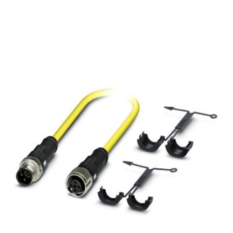 SAC-HZ-4P-MS/0,5-542/FS SCO BK - SAC-HZ-4P-MS/0,5-542/FS SCO BK 1409559 PHOENIX CONTACT Sensor/actuator cable