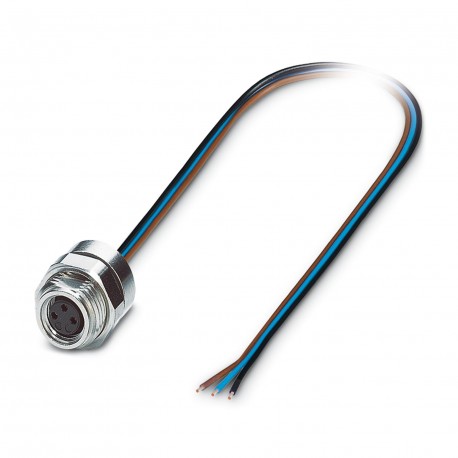 SACC-DSI-M8FS-3CON-M12/3,0 PUR - SACC-DSI-M8FS-3CON-M12/3,0 PUR 1424316 PHOENIX CONTACT Flush-type connector