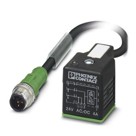 SAC-3P-M12MS/1,8-PUR/A-1L-S - SAC-3P-M12MS/1,8-PUR/A-1L-S 1508970 PHOENIX CONTACT Sensor/actuator cable