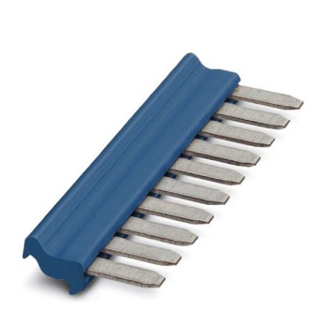 FBSTB 10-ZDIK BU - FBSTB 10-ZDIK BU 3006548 PHOENIX CONTACT Bridge plug-in, Step: 5,2 mm, Number of poles: 10, Color: blue