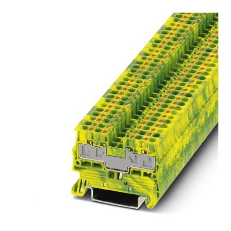 PT 2,5/S-QUATTRO-PE CUS - PT 2,5/S-QUATTRO-PE CUS 3211030 PHOENIX CONTACT Ground modular terminal block